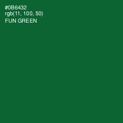 #0B6432 - Fun Green Color Image
